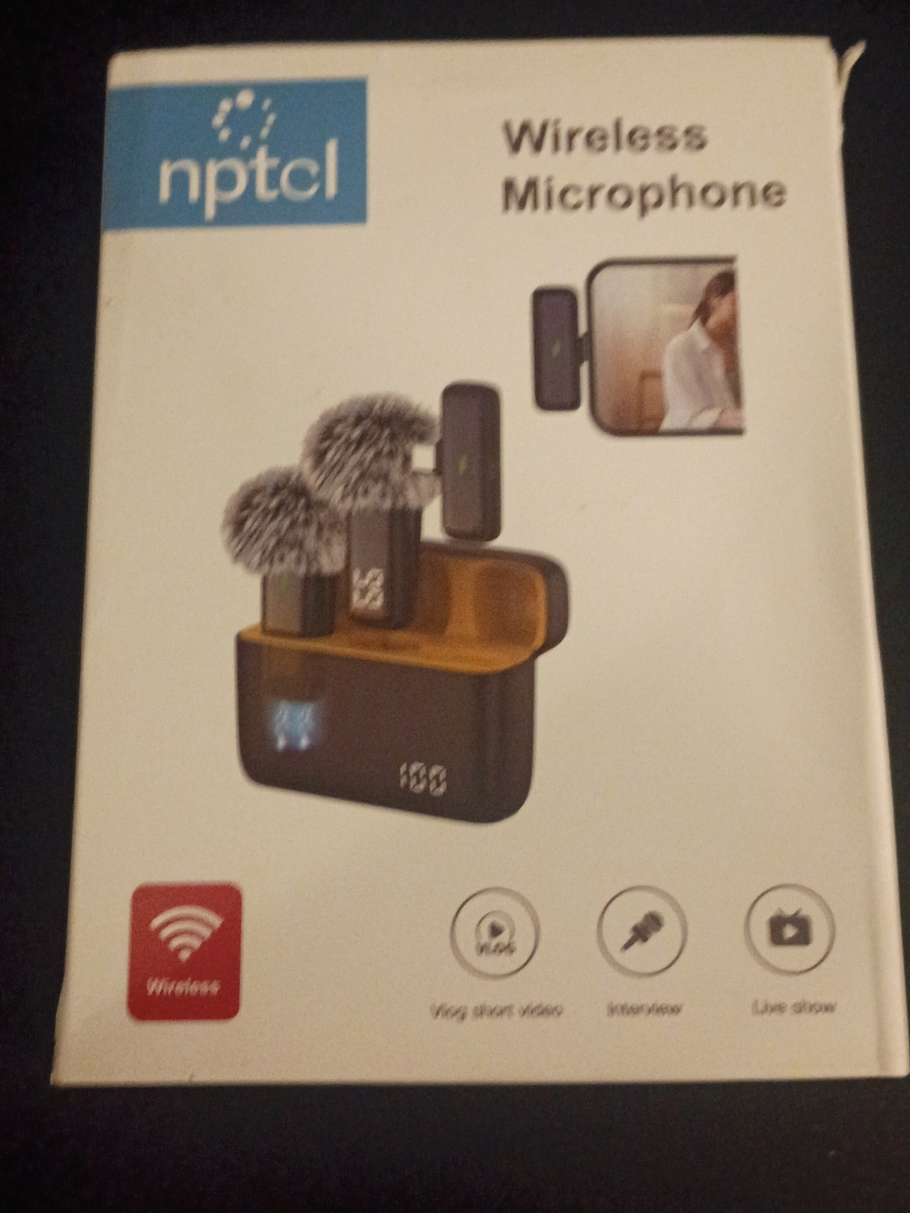 TCL Wireless Microphone - Black